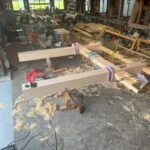 鳥居本撮影所　島原大門工事